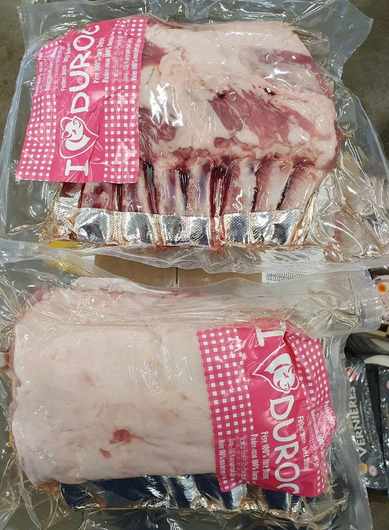 CARRE DE PORC DETALONE MANCHONE SOUS VIDE DUROC