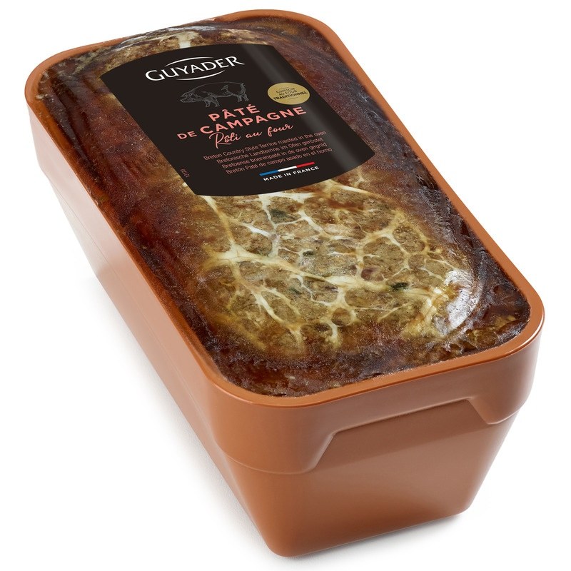PÂTÉ DE CAMPAGNE RÔTI AU FOUR VIANDE DE PORC FRANÇAIS 1,5KG