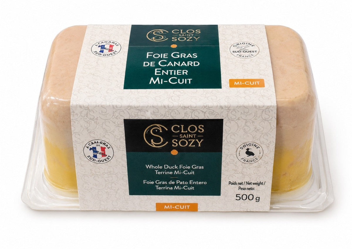 TERRINE DE FOIE GRAS MI CUIT 500GR