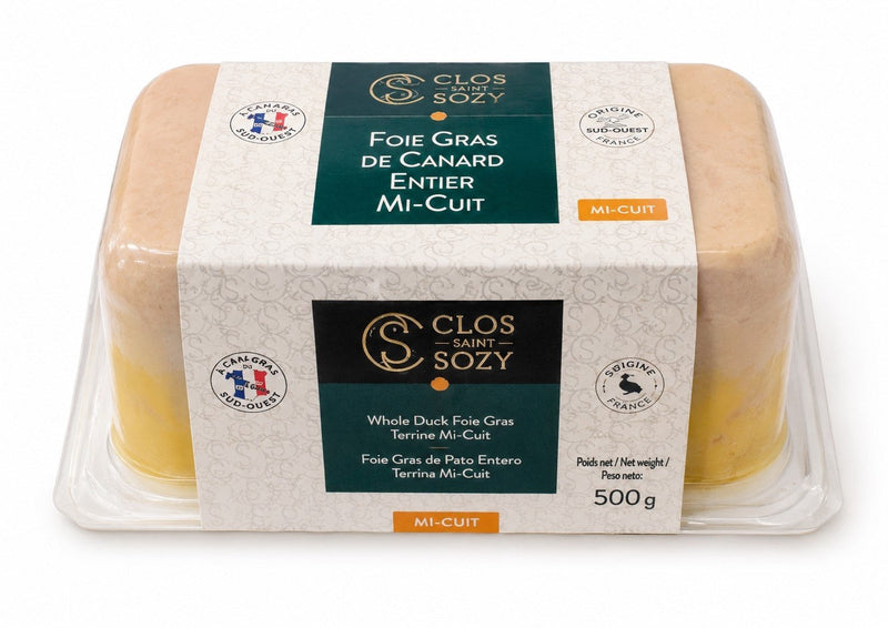 TERRINE DE FOIE GRAS MI CUIT 500GR