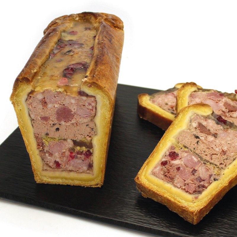 PÂTÉ EN CROÛTE 1/2 DE CHEVREUIL AUX AIRELLES ±2,3KG