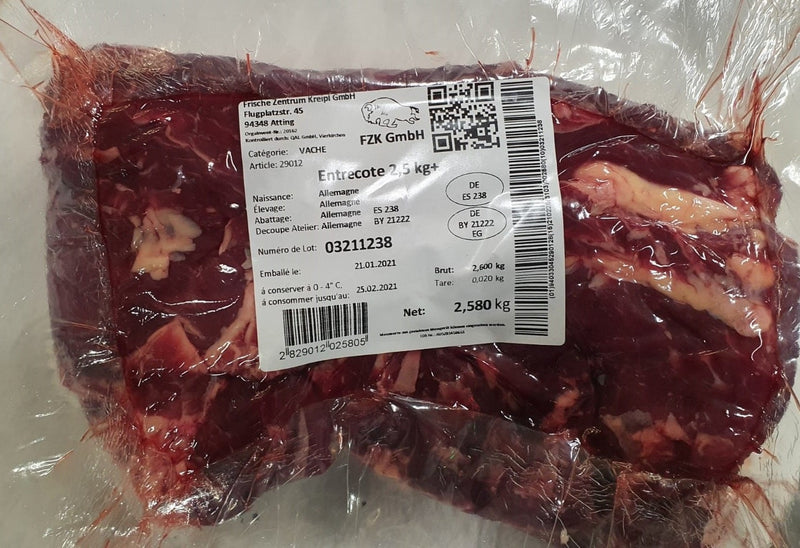 ENTRECOTE A 3 KG+  SIMMENTAL
