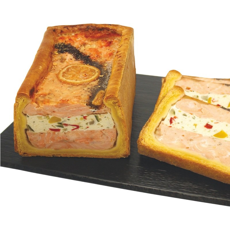 PÂTÉ EN CROÛTE SAUMON FARCI MOUSSELINE POISSON E