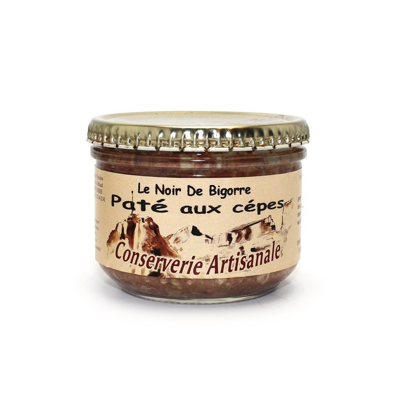 PÂTÉ ARTISANAL DE PORC NOIR DE BIGORRE AUX CÈPES