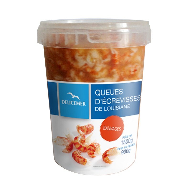 QUEUES D'ÉCREVISSES SAUVAGES DE LOUISIANE | 1.5KG