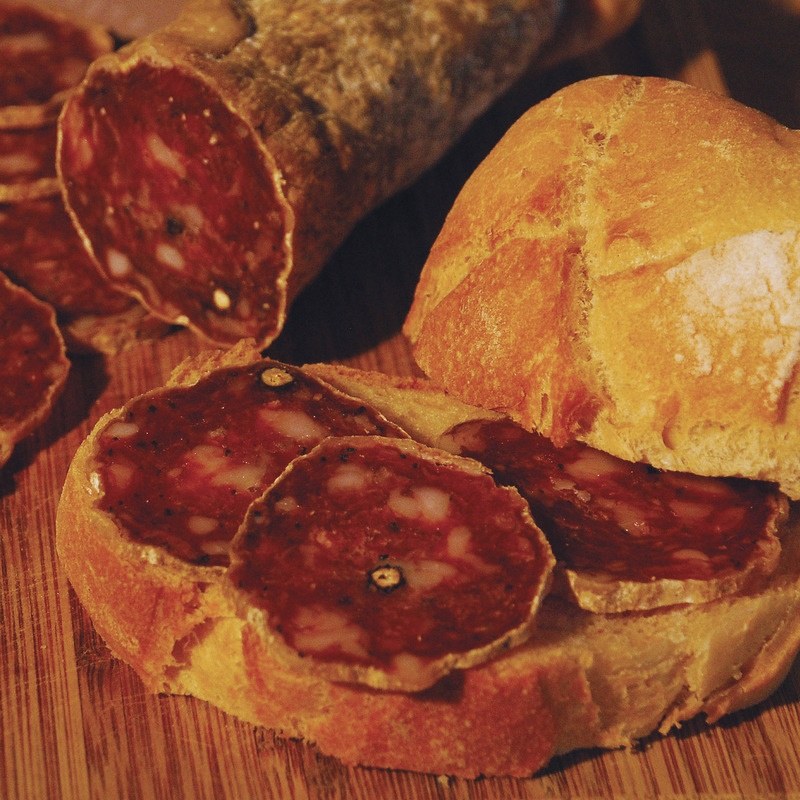 SAUCISSON SEC CORSE PUR PORC "A SALAMERIA" 250G