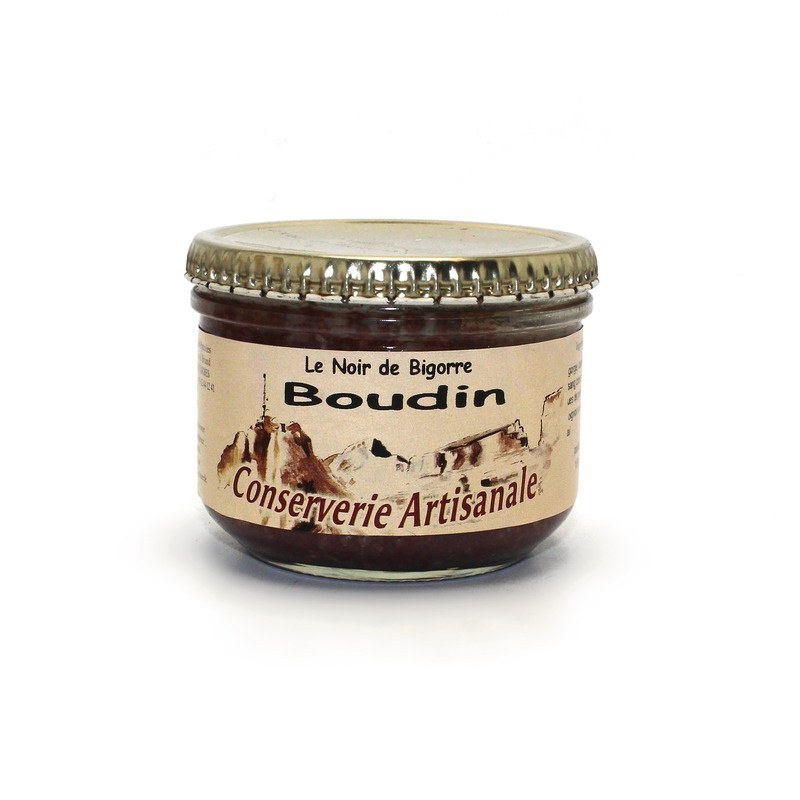 BOUDIN ARTISANAL DE PORC NOIR DE BIGORRE BOCAL