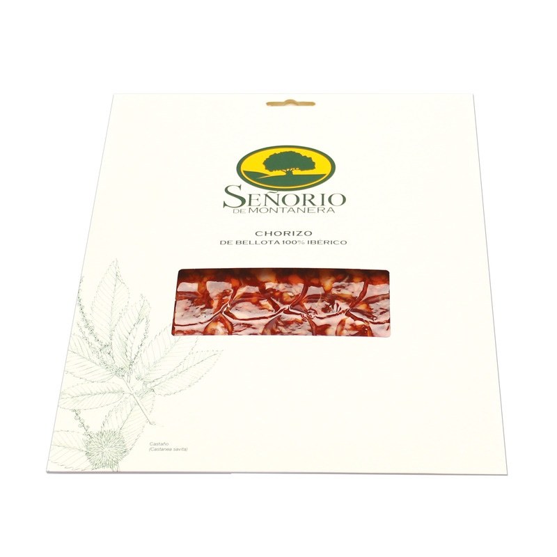 CHORIZO BELLOTA 100% IBERICO EN TRANCHES 100G