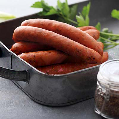 SAUCISSE FICELLE AU CUMIN BOYAU NATUREL 1KG