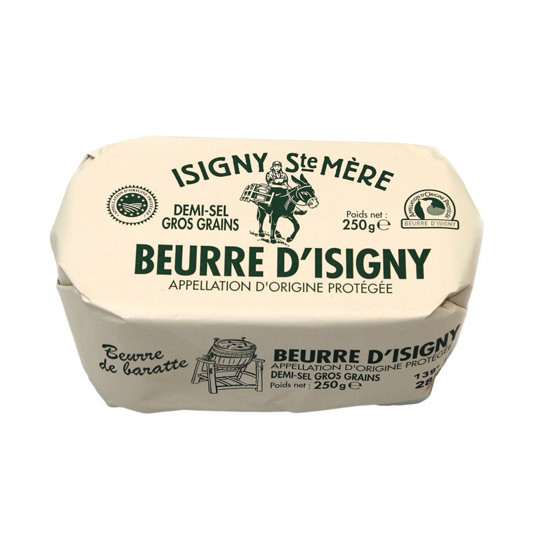 BEURRE D'ISIGNY AOP 1/2 SEL BARATTE | 250GR