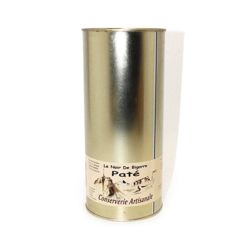 PÂTÉ DE PORC NOIR DE BIGORRE BOÎTE 1,6KG
