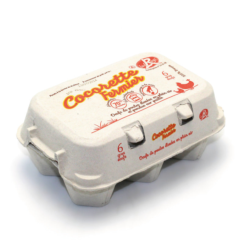 OEUFS FERMIERS GROS LABEL ROUGE | 6 UNITS