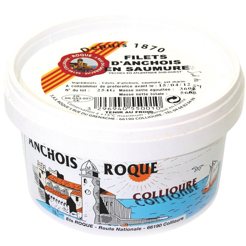 FILETS D'ANCHOIS EN SAUMURE | 360GR