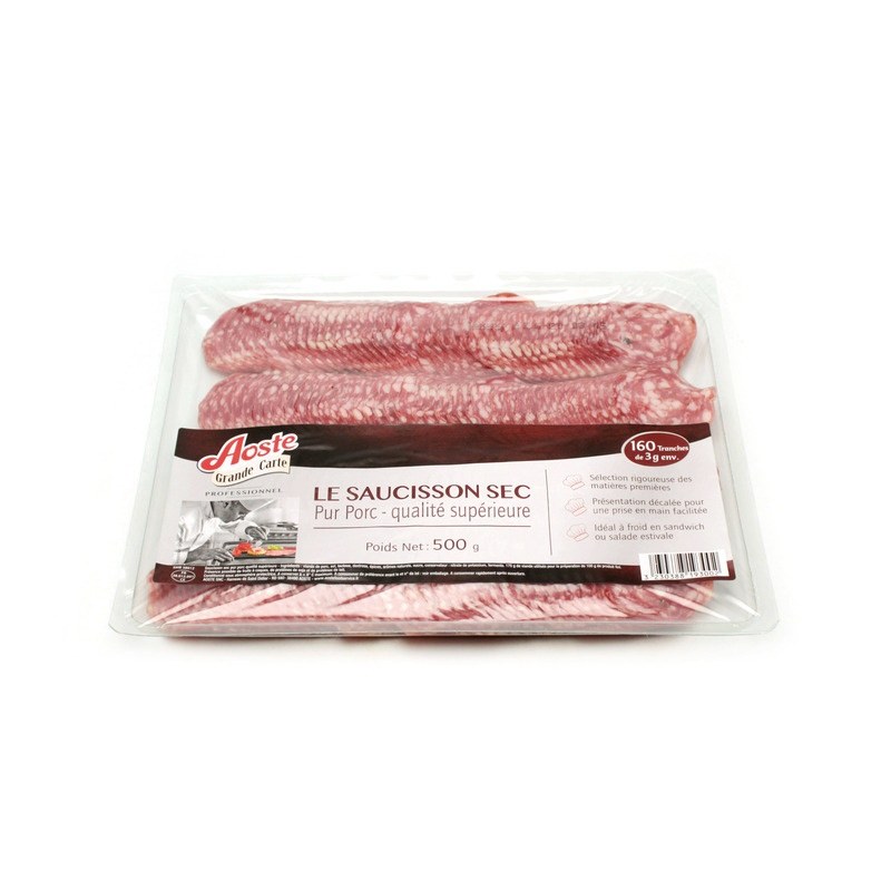 SAUCISSON SEC 160 TRANCHES 500G