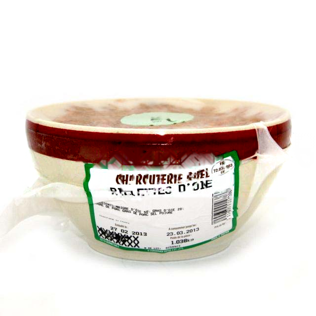 RILLETTES D'OIE TERRINE 1KG